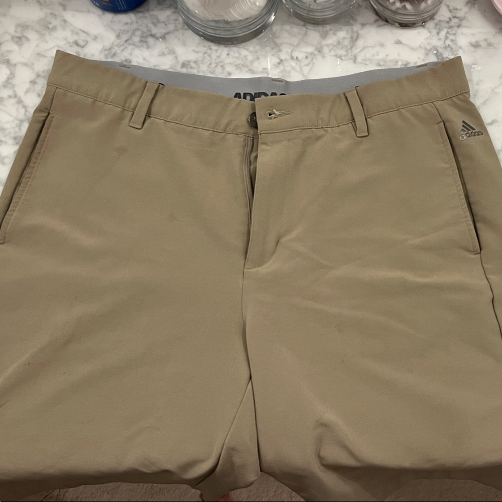 Adidas Men's Khaki Golf Shorts